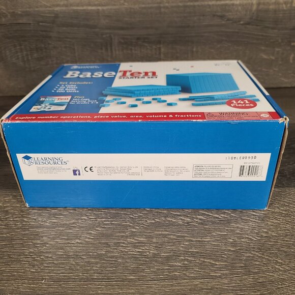 161-Piece Interlocking Base Ten Starter Set for Engaging Early Math Learning - Picture 11 of 14